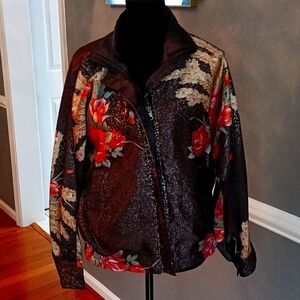 Vintage handmade bomber jacket